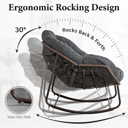 🔥 LAST CHANCE! Limited Edition Egg Chair - Handwoven Rattan + Plush Cushions - Almost Gone!