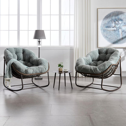 🔥 LAST CHANCE! Limited Edition Egg Chair - Handwoven Rattan + Plush Cushions - Almost Gone!