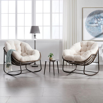 🔥 LAST CHANCE! Limited Edition Egg Chair - Handwoven Rattan + Plush Cushions - Almost Gone!