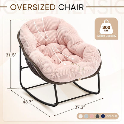 🔥 LAST CHANCE! Limited Edition Egg Chair - Handwoven Rattan + Plush Cushions - Almost Gone!