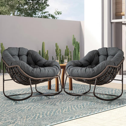 🔥 LAST CHANCE! Limited Edition Egg Chair - Handwoven Rattan + Plush Cushions - Almost Gone!