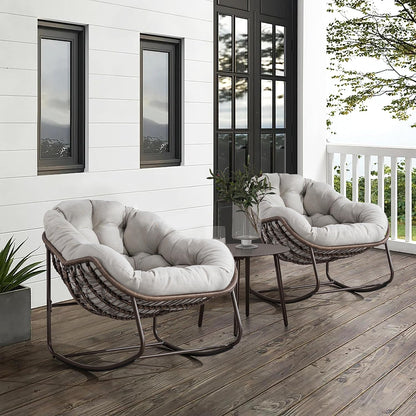 🔥 LAST CHANCE! Limited Edition Egg Chair - Handwoven Rattan + Plush Cushions - Almost Gone!