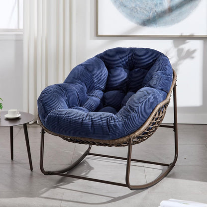 🔥 LAST CHANCE! Limited Edition Egg Chair - Handwoven Rattan + Plush Cushions - Almost Gone!