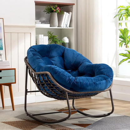🔥 LAST CHANCE! Limited Edition Egg Chair - Handwoven Rattan + Plush Cushions - Almost Gone!